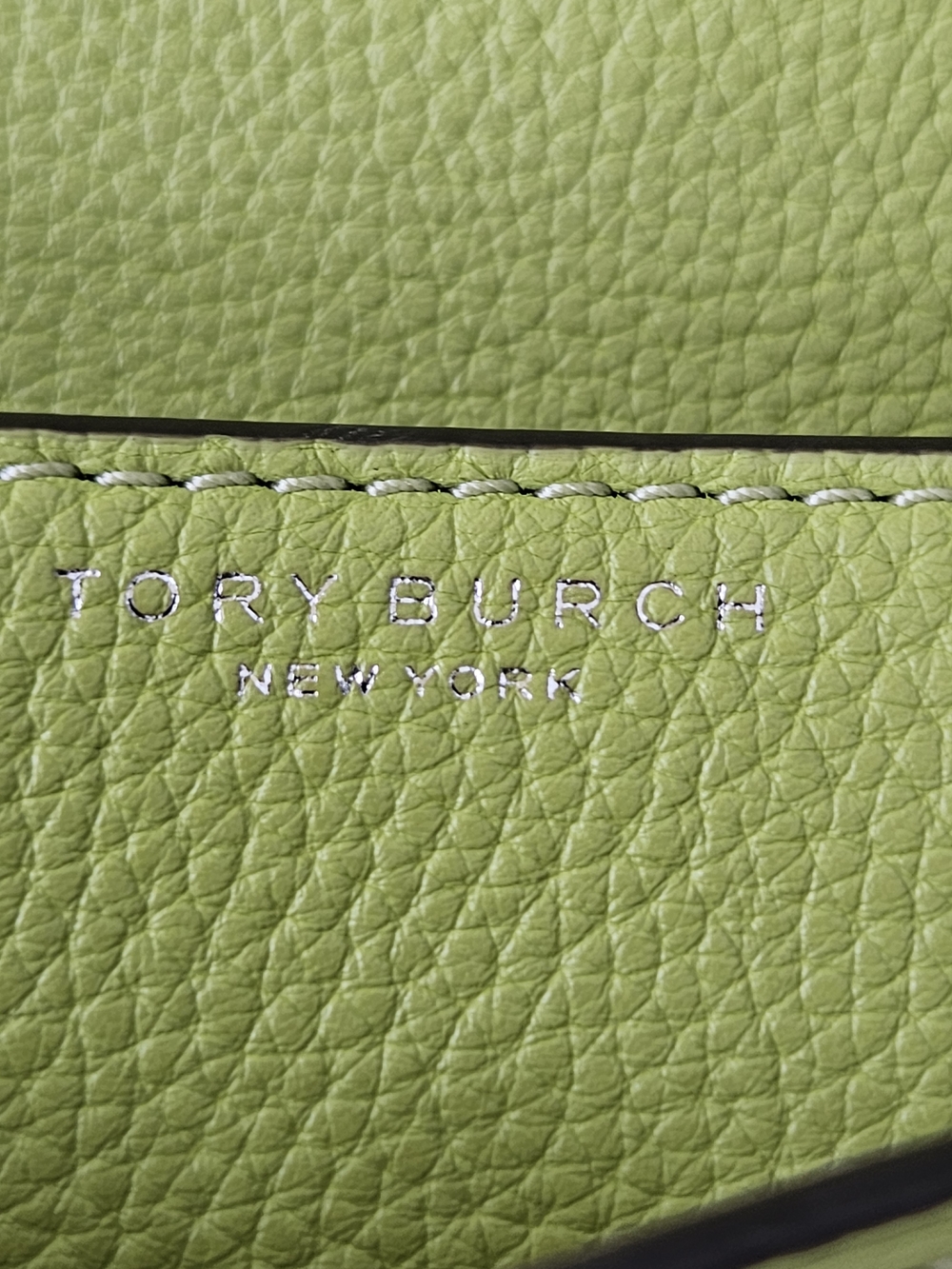 Tory Burch Miller Flap Green Leather Shoulder Bag - Picture 9 of 11